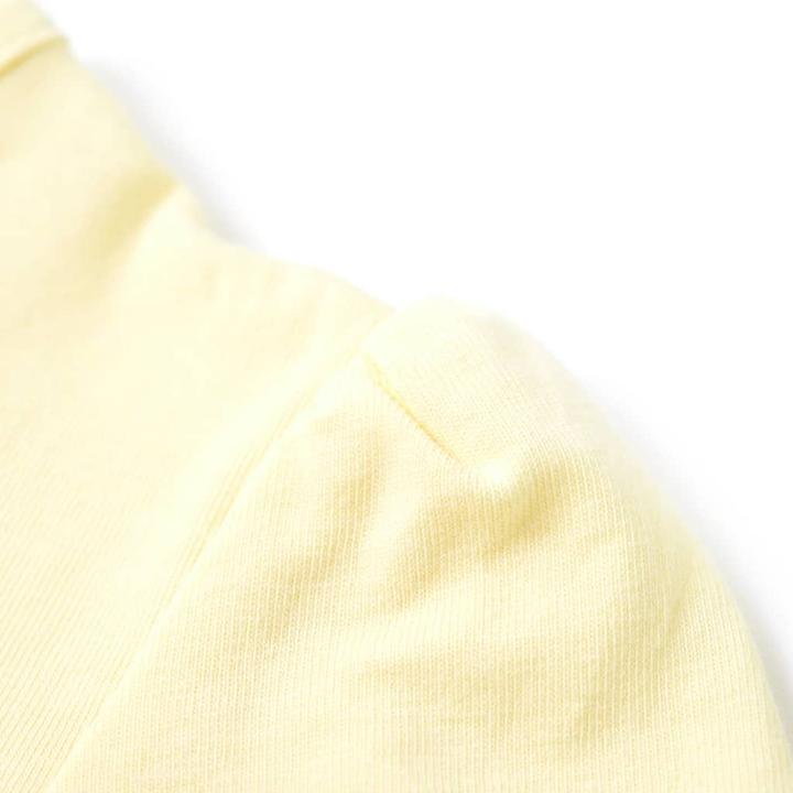 Produktbild VidaXL Kinder-T-Shirt Zartgelb 92,Material: 95 % Baumwolle. 5 (92)