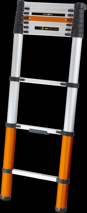 Productafbeelding Batavia Telescopische ladder 2,93m - Softclose & Anti -slip - Giraffe Air - Geschikt voor binnen en buiten.L (Telescopische ladder, 293 cm)