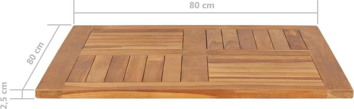 Actual product image VidaXL Vicente (80 x 80 x 2,5 cm)