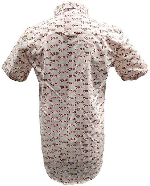 Actual product image Queen Unisex Adult Logo All-Over Print Shirt (XL)