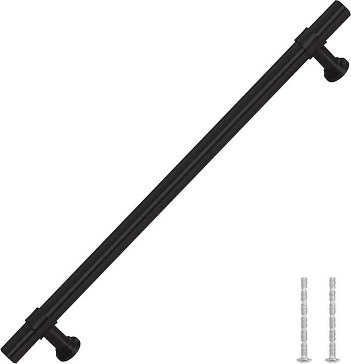 Immagine prodotto VidaXL Maniglie per mobili 5 pz. nere 192 mm in acciaio inox, colore
