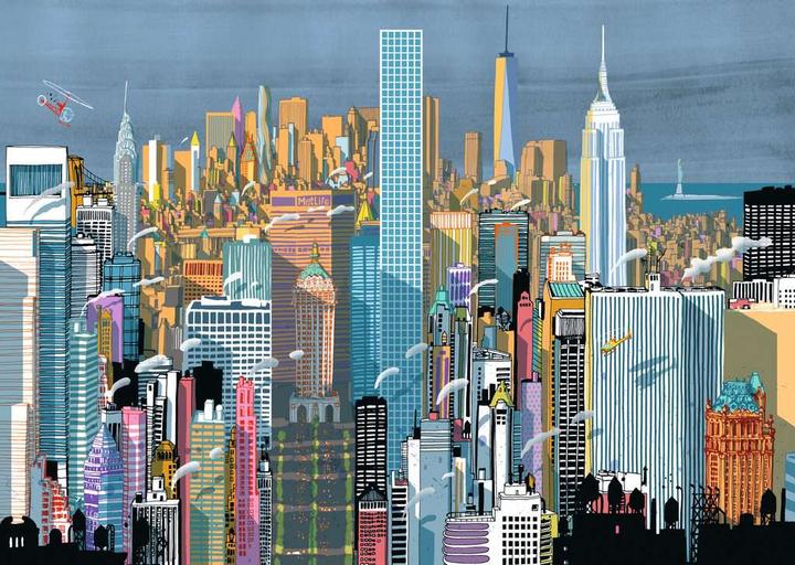 Actual product image Ravensburger Puzzle 12000784 I am New York - 1000 piece jigsaw puzzle for adults aged 14 and over (1000 pieces)
