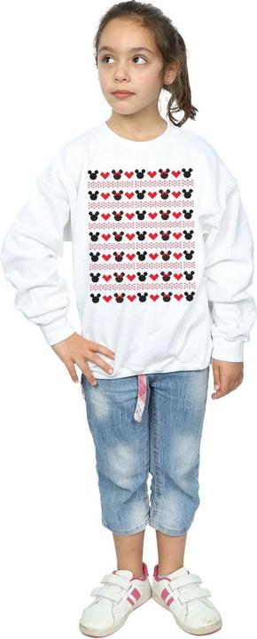 Immagine prodotto Disney Mickey And Minnie Christmas Hearts Felpa Ragazze (140, 146)