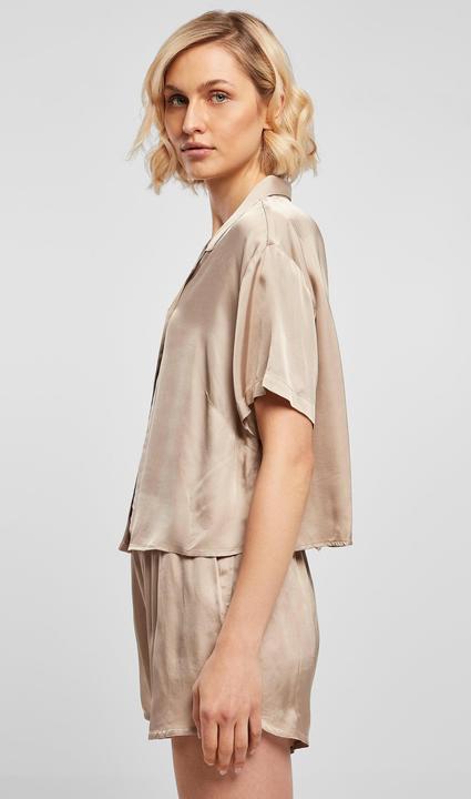Produktbild Urban Classics Ladies Viscose Satin Resort Shirt - 17070 (S)