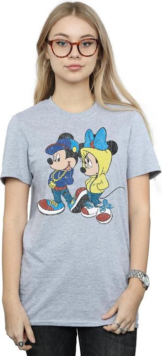 Immagine prodotto Disney Mickey And Minnie Mouse Pose Maglietta Ampia Donna (L)