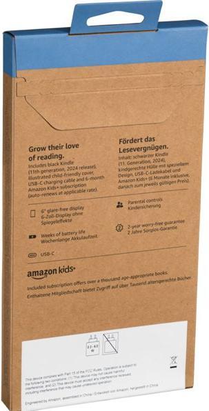 Productafbeelding Amazon Kindle Kinderen Editie (6", 16 GB, Veelkleurig)
