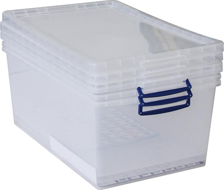 Really Useful Box Kunststoffbox 3er-Set (70 x 44 x 28 cm, 62 l)