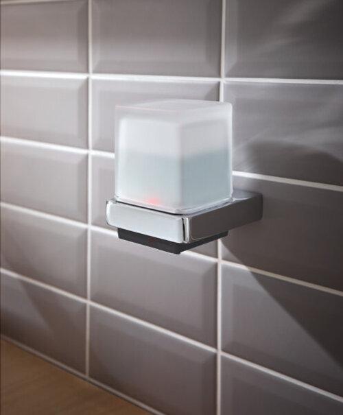 Actual product image Emco trend sensor soap dispenser, frosted crystal glass