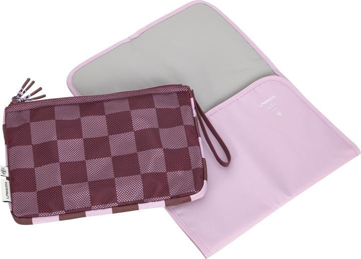 Image du produit Lässig Sac à langer Changing Organizer Deep Red/Lavander