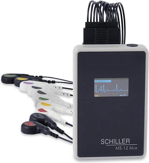 Actual product image Digital resting ECG CS104 MS12 Blue - Without interpretation option