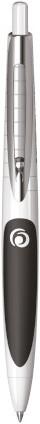 Immagine prodotto Herlitz Penna a sfera my.pen nero bianco argento (Nero, Bianco, 1 x)