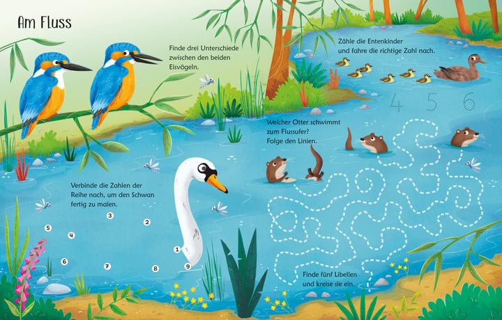 Immagine prodotto Mein Wisch-und-weg-Buch: In der Natur (Tedesco, Kirsteen, Robson, 2024)