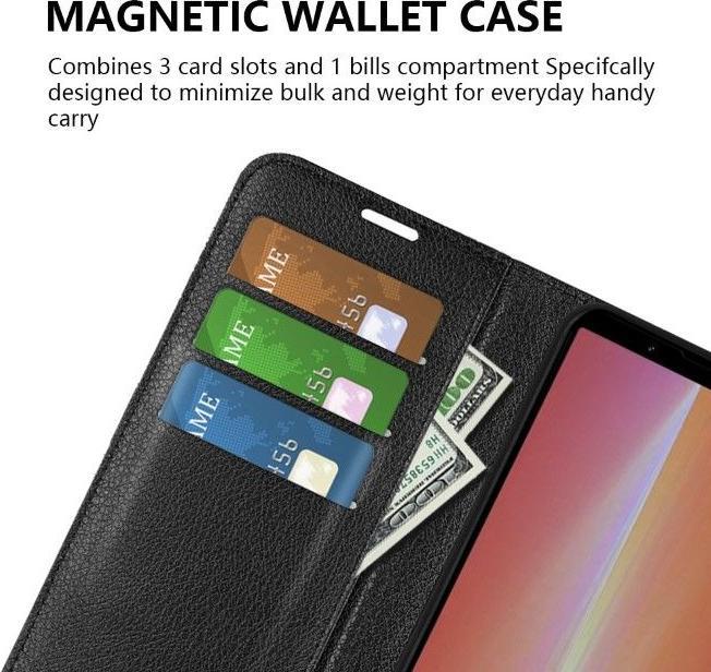 Immagine prodotto MU Classic Serie di copertine per libri in pelle Litchi (Sony Xperia 5 V)