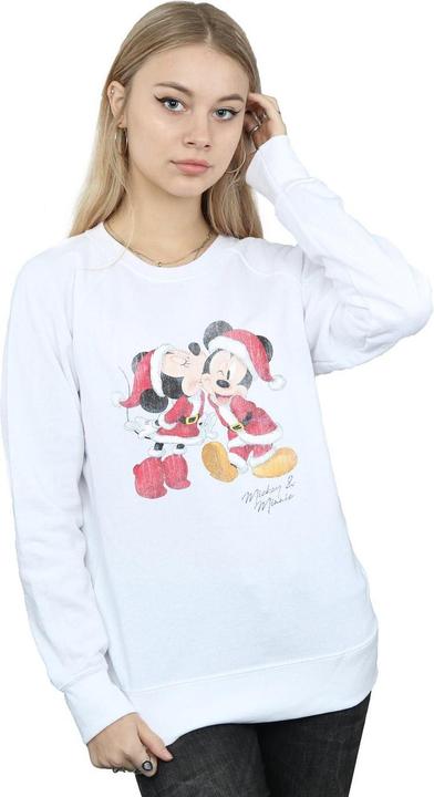 Image du produit Disney - Sweat MICKEY AND MINNIE CHRISTMAS KISS - Femme (M)