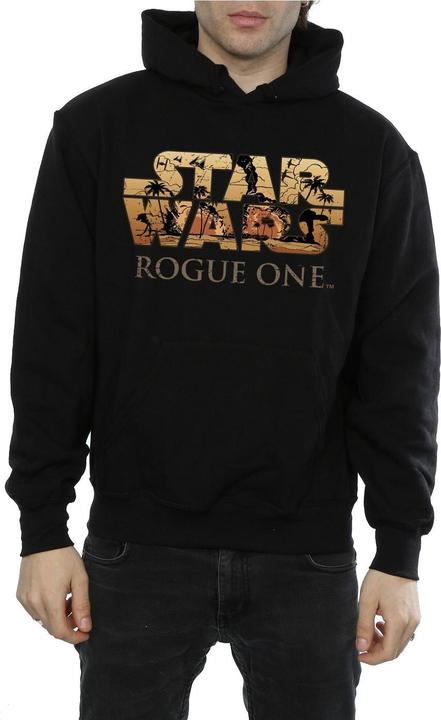 Actual product image Star Wars Mens Rogue One Logo Scene Hoodie (M)