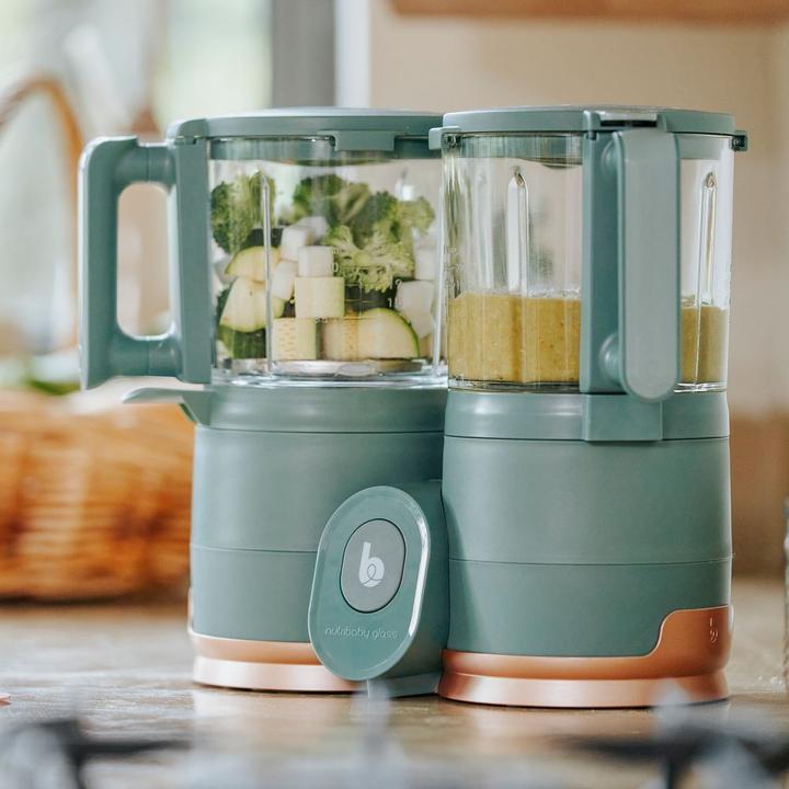 Produktbild Babymoov Babynahrungszubereiter Babynahrungszubereiter Nutribaby Glas + GRATIS