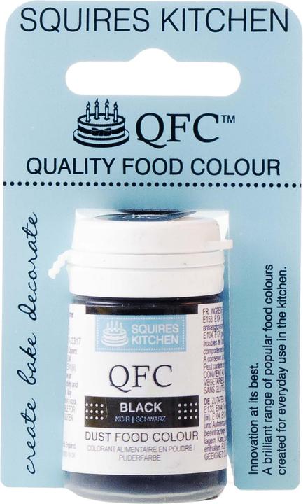 Produktbild Squires Kitchen Pulverfarbe Schwarz (20 ml)