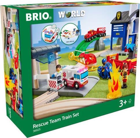 Produktbild Brio Polizei und Feuerwehr Set Deluxe
