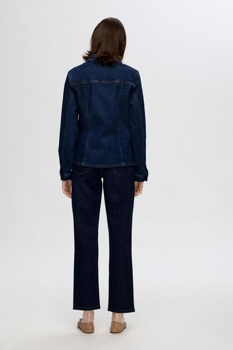 Produktbild Selected Femme Dunkelblaue Straight Fit Jeans (W30/L32)