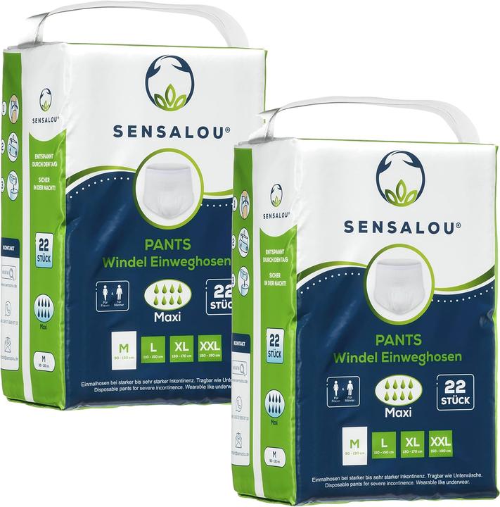 Image du produit Sensalou Couches pour adultes Incontinence Pants (44 x, M)