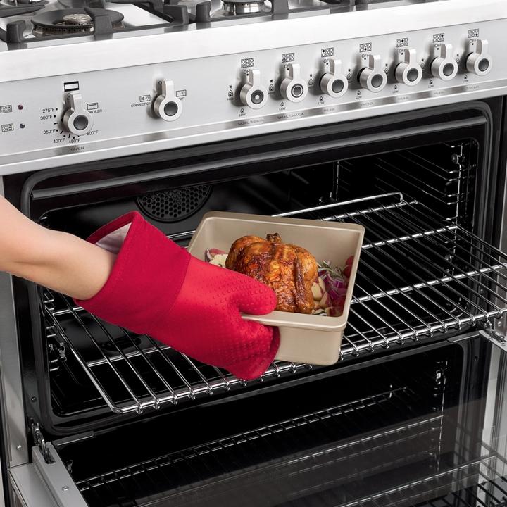 Produktbild OXO Küchenhandschuh, rot (Silikon)