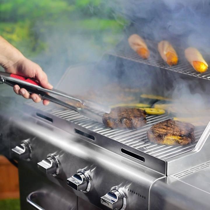 Actual product image Char Broil Premium barbecue tongs