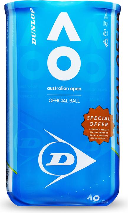 Image du produit Dunlop Australie Open Bi-Pack Balles de tennis