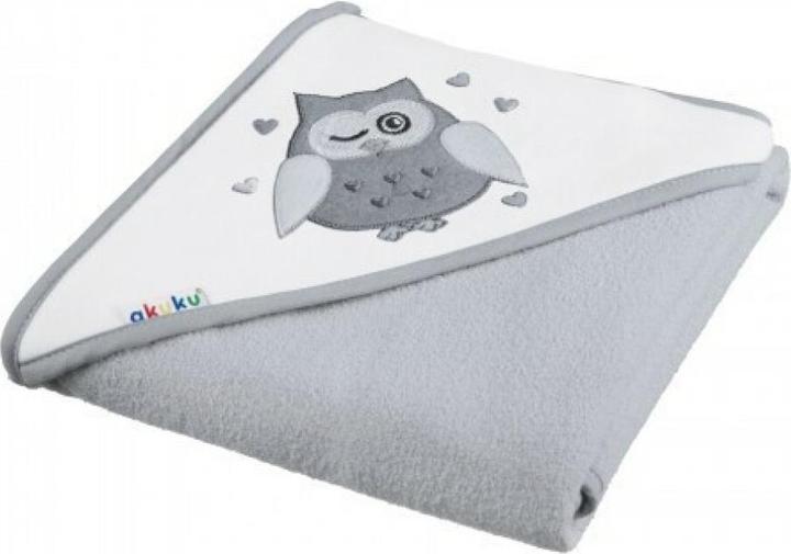 Akuku COUVERTURE DE BAIN. 100X100CM GRIS