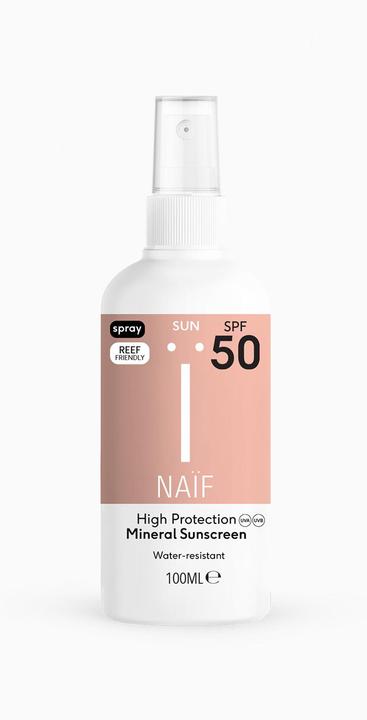 Actual product image Naïf Adult Sun Spray (Sun spray, SPF 50, 100 ml, 133 g)