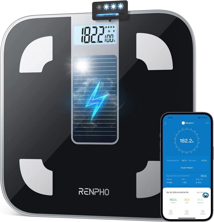 Actual product image Renpho Batteryless scale (180 kg)