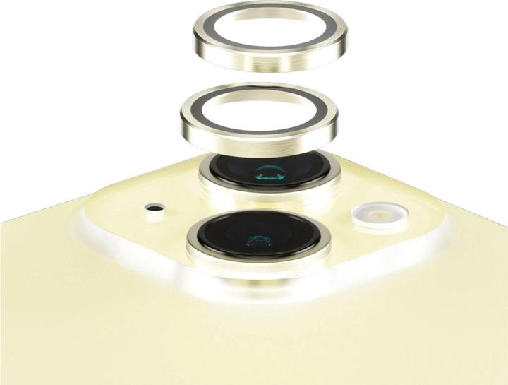 Immagine prodotto PanzerGlass Protezione dell'obiettivo della fotocamera Hoops (1 Pezzo/i, Apple iPhone 15 Plus, Apple iPhone 15)