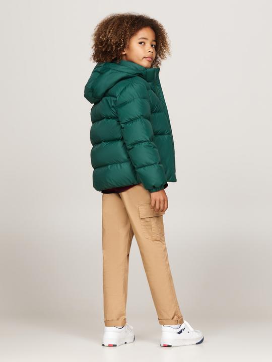 Actual product image Tommy Hilfiger Kids Essential Dons Jas - Groen - Boys - 16 jaar (16)