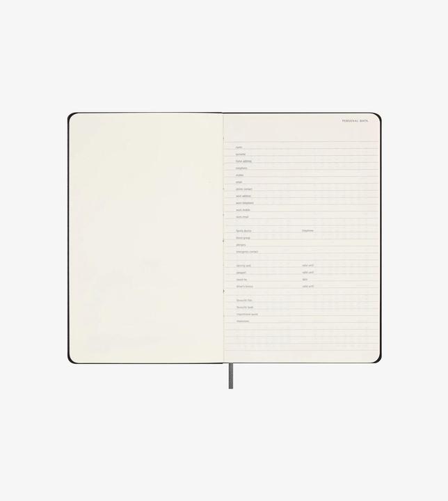 Image du produit Moleskine Calendrier de notes (A5, Anglais)
