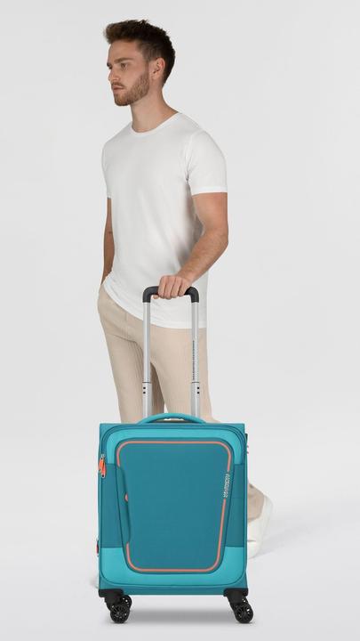 Actual product image American Tourister Case & Trolley Pulsonic Spinner 55 EXP (35 l, Hand luggage (up to 50 litres))
