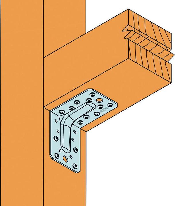 Image du produit Simpson Sst Equerres SST, type 70 acier zingué 70x70 (Connecteur coudé, 1 pcs)