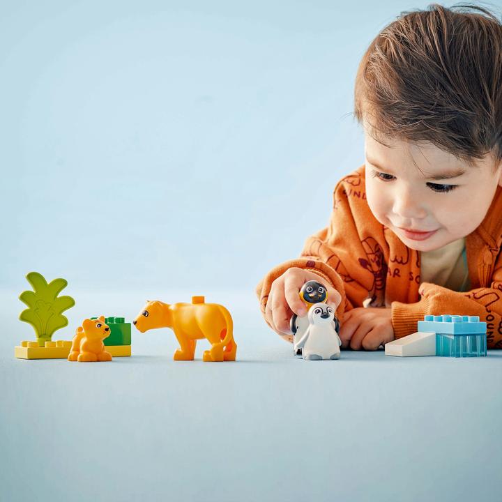 Actual product image LEGO Wildtier-Familien: Pinguine und Löwen (10442)