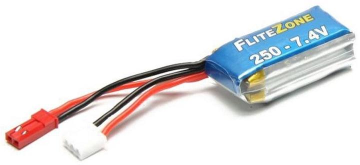 Image du produit FliteZone Batterie RC LiPo 250 mAh 7.4 V 35C (7.40 V, 250 mAh)