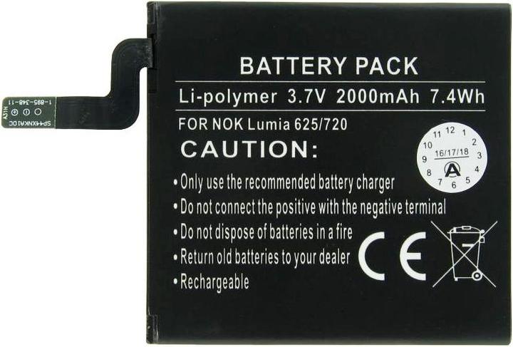 Immagine prodotto Nokia Batteria Lumia 625, Lumia 720, BP-4GWA