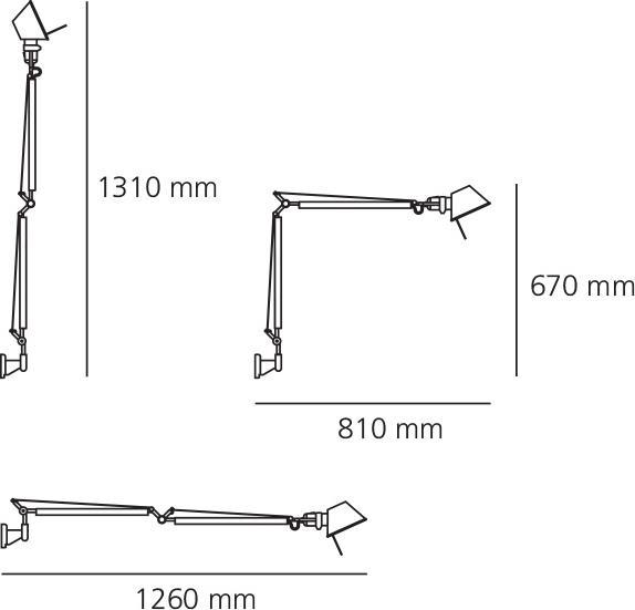 Actual product image Artemide Tolomeo Led (593 lm)