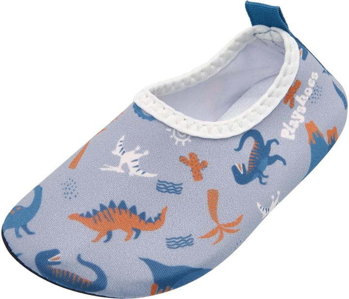Playshoes Badeschuhe Dino allover Blau Gr. 22-23 (22, 23)