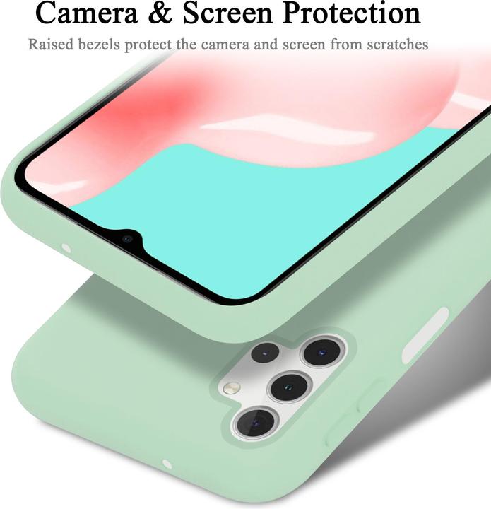 Actual product image Cadorabo TPU Liquid Silicone Case Cover (Samsung Galaxy A32 5G)