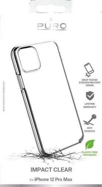 Immagine prodotto Puro Impact Clear - Custodia per iPhone 12 Pro Max (trasparente) (Apple iPhone 12 Pro Max)