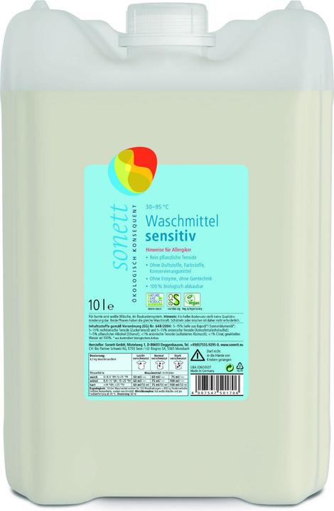Produktbild Sonett Sensitiv (135 Waschgänge, Flüssigwaschmittel)