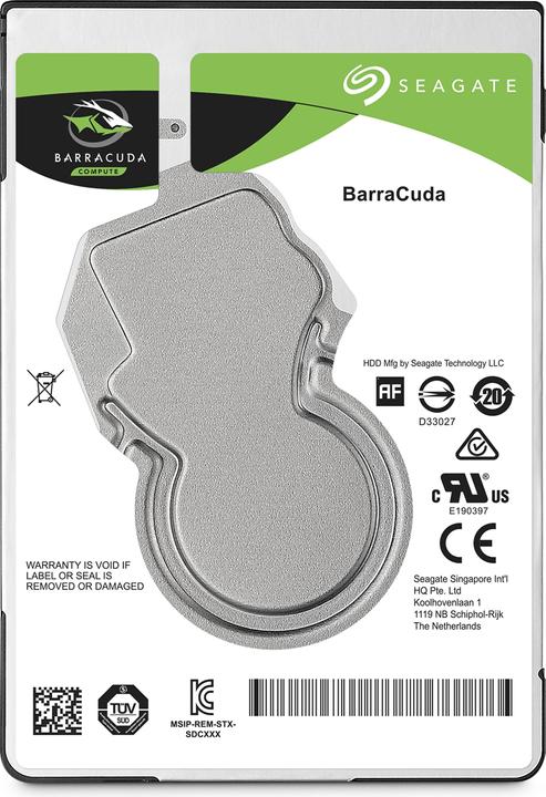 Productafbeelding Seagate Barracuda 2,5" 500 GB Serial ATA III (0.50 TB, 2.5")