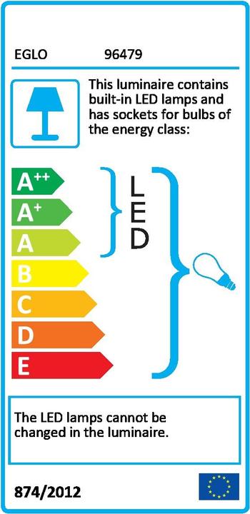 Energy Label EGLO Pasteri (380 lm, E27)