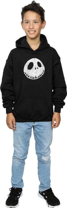 Produktbild Disney Nightmare Before Christmas Jack Cracked Face Kapuzenpullover Jungen (140, 146)