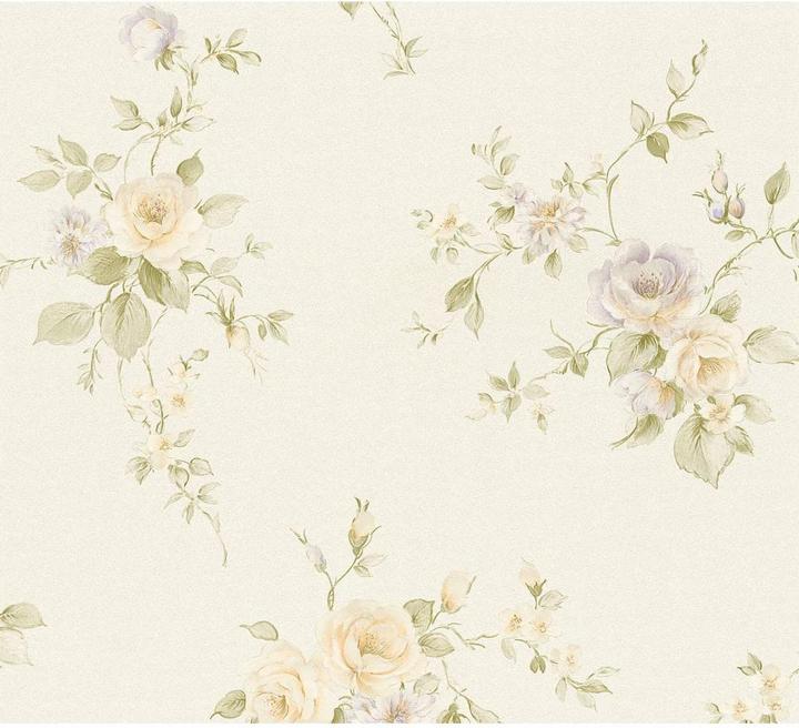 Produktbild A.S. Création Romantico romantisch floral, lila (53 x 1005 cm)