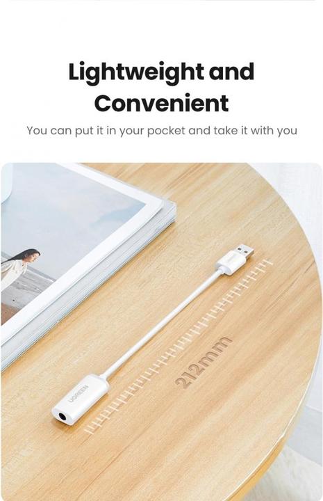 Produktbild Ugreen USB Stereo Audioadapter (USB)