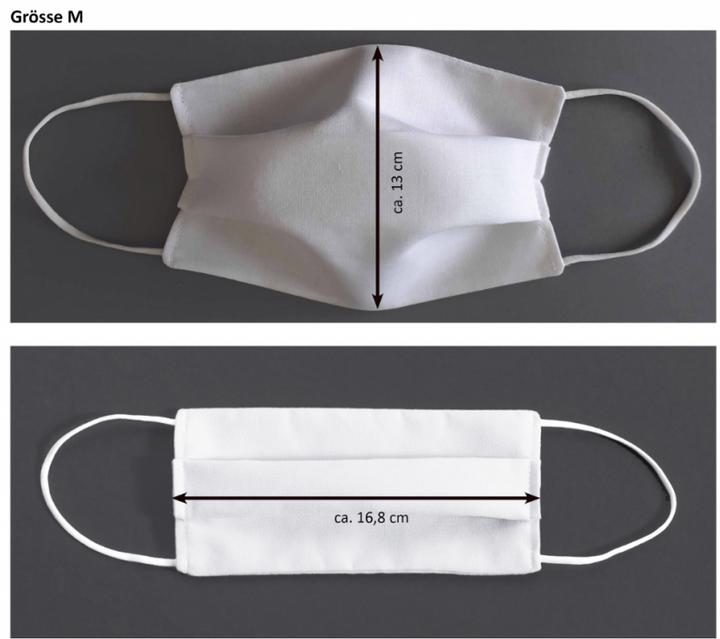 Image du produit Jakob Schlaepfer Testex Community Maske M schwarz (Pas de classe de protection officielle, 1 x)