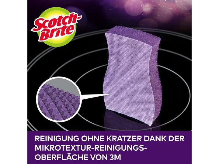 Image du produit Scotch-Brite Éponge de nettoyage pour vitrocéramique (1 pcs)